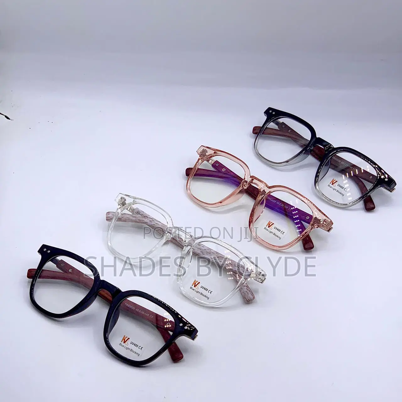 Stylish Eyeglasses - Uv400 Blue Light Blocking- Various Colours