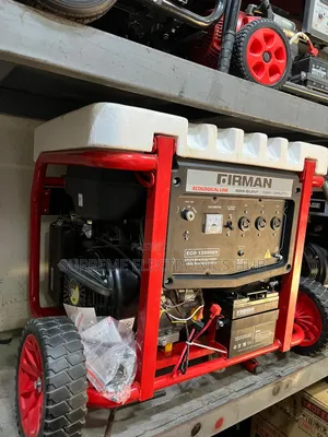 •[]• Firman Eco12990es 10kva Black and Red Series With Key and Battery