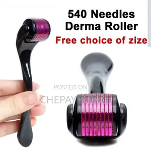 Microneedle Derma Roller 540 for Hair Growth and for Skincare