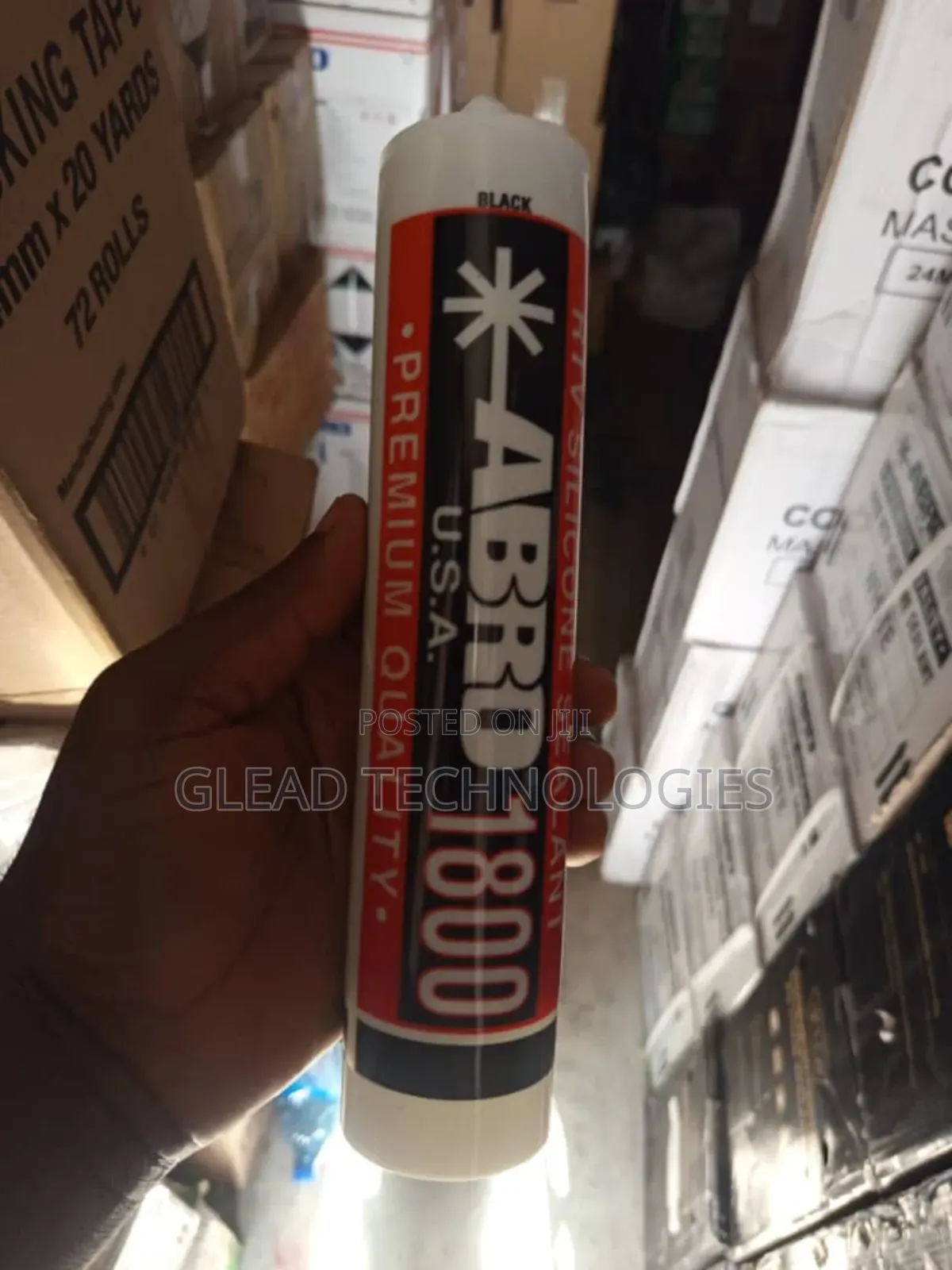 Abro Silicone Sealant.