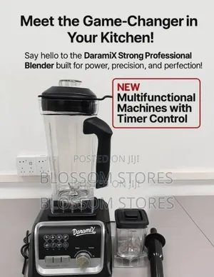 2in1 Professional Daramix Ice Crusher Digital Blender(2200watt)