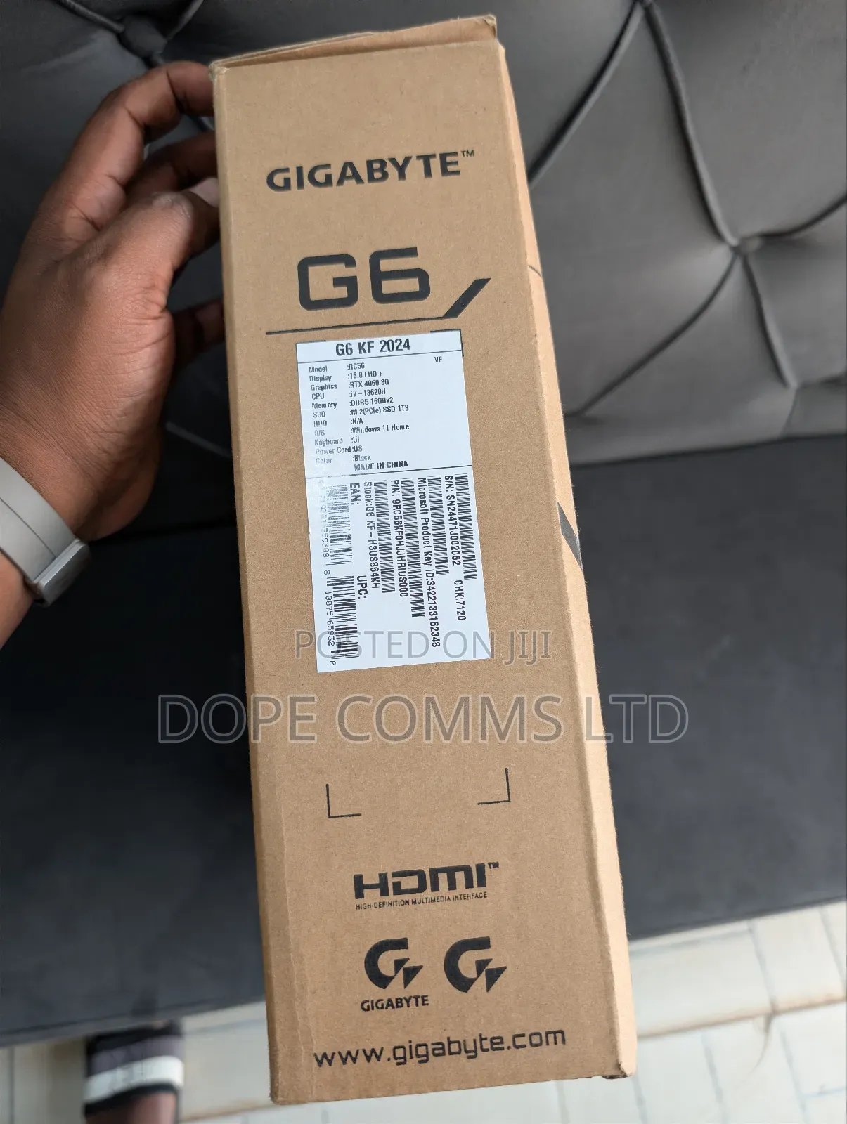 New Laptop Gigabyte 32GB Intel Core I7 SSD 1T