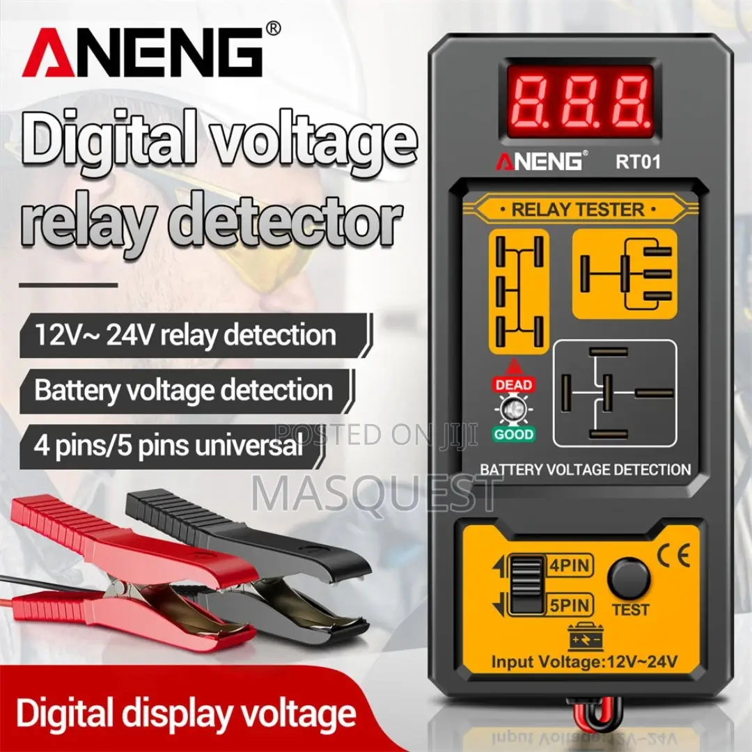 Aneng Digital Display Relay Tester Rt01