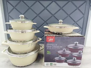 Granite Set Of 5 Cooking Pots (Medium To Small)