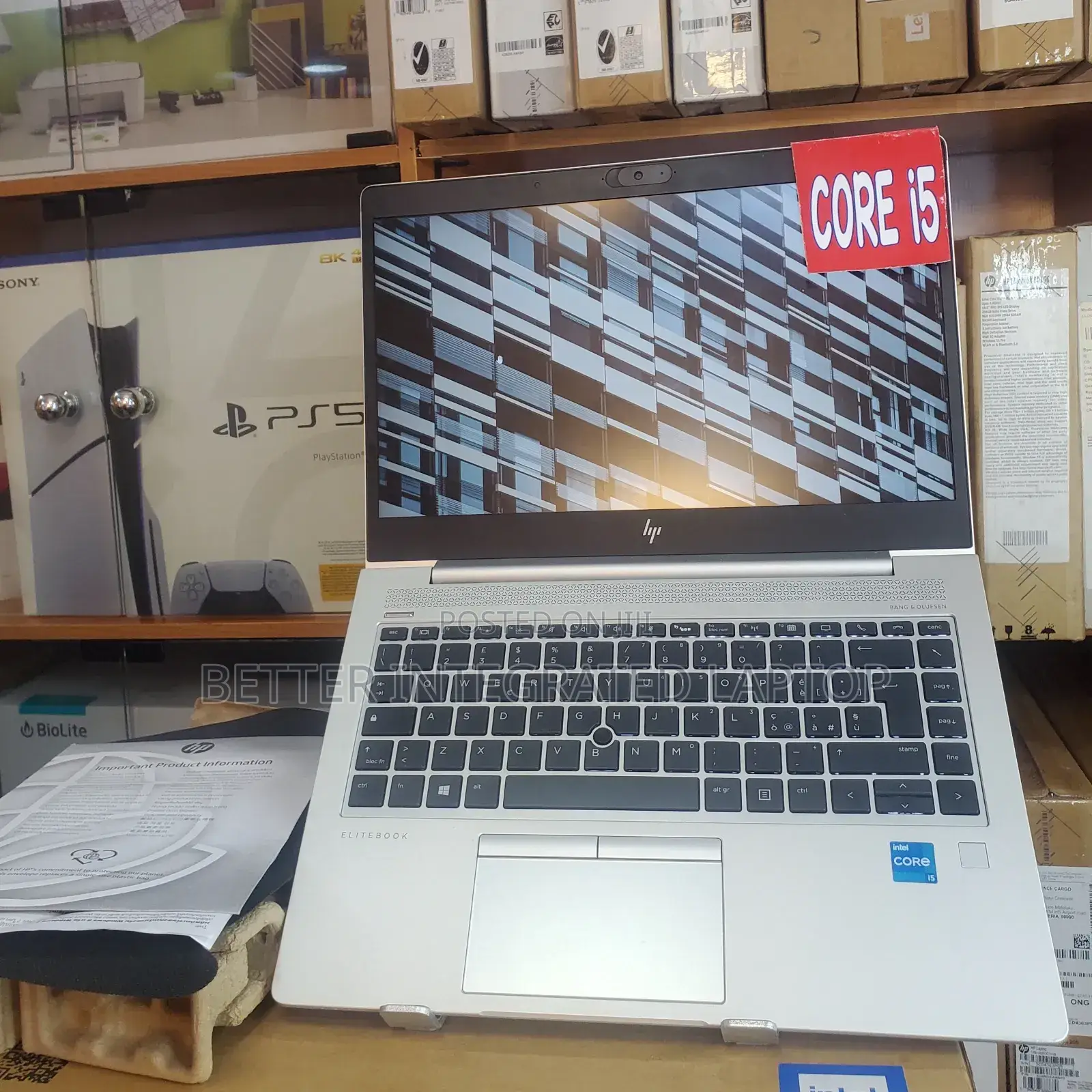 New Laptop HP ProBook 655 8GB Intel Core i5 SSD 256GB
