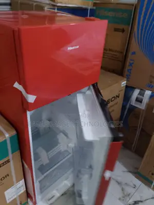 Brand New Hisense 205drb Double Door Refrigerator - 205l Capacity Red