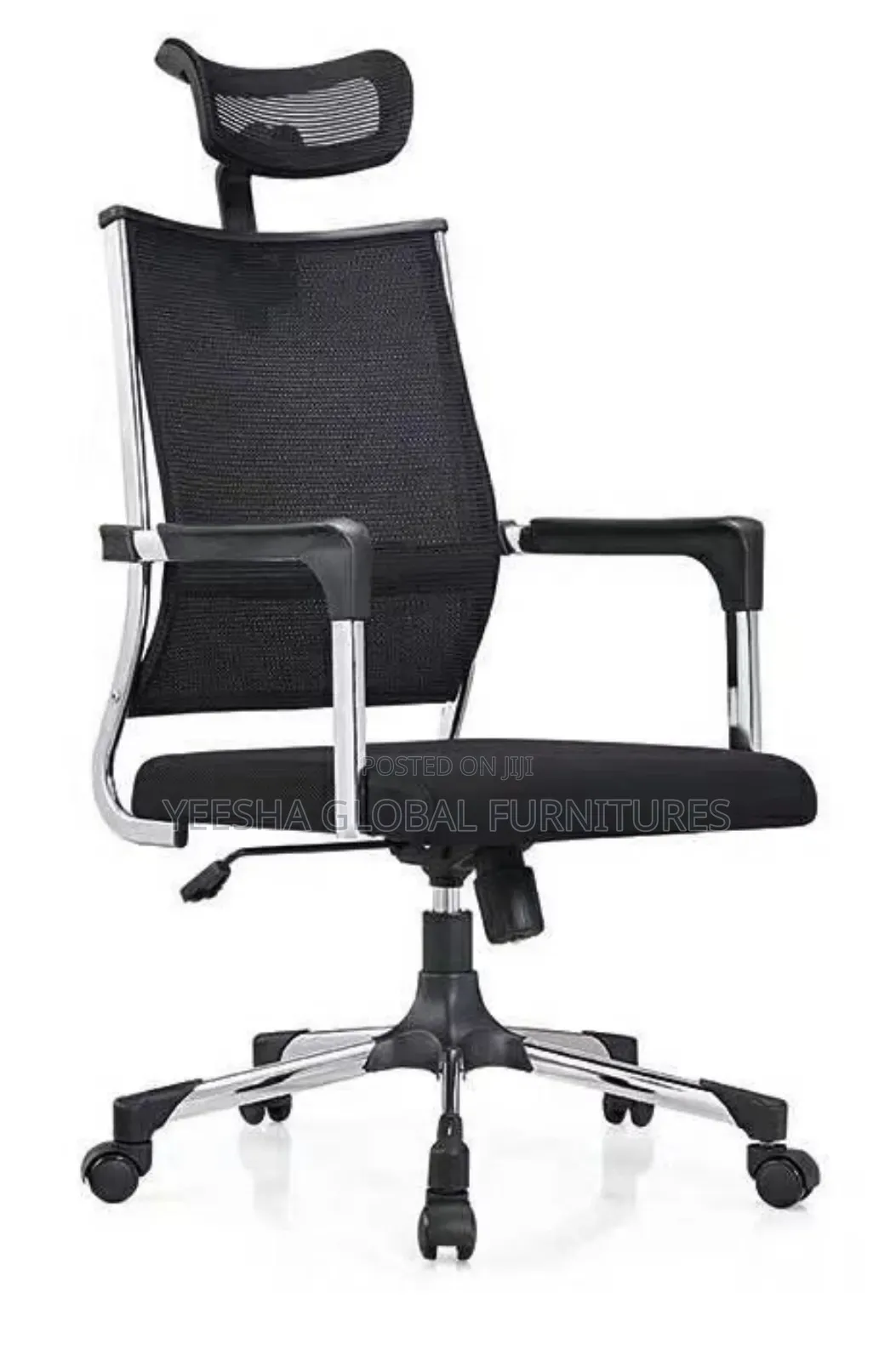 Swivel Work Office Chair With Headrest