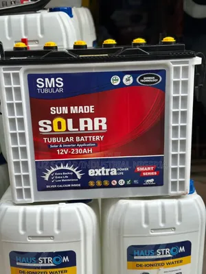 230ah SMS 12v Tubular Battery