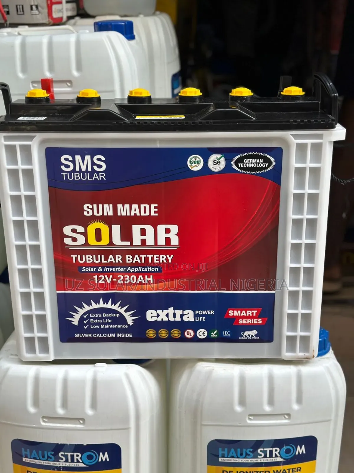 230ah SMS 12v Tubular Battery
