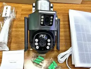 Dual Lens Solar Powered Camera Sim Slot
