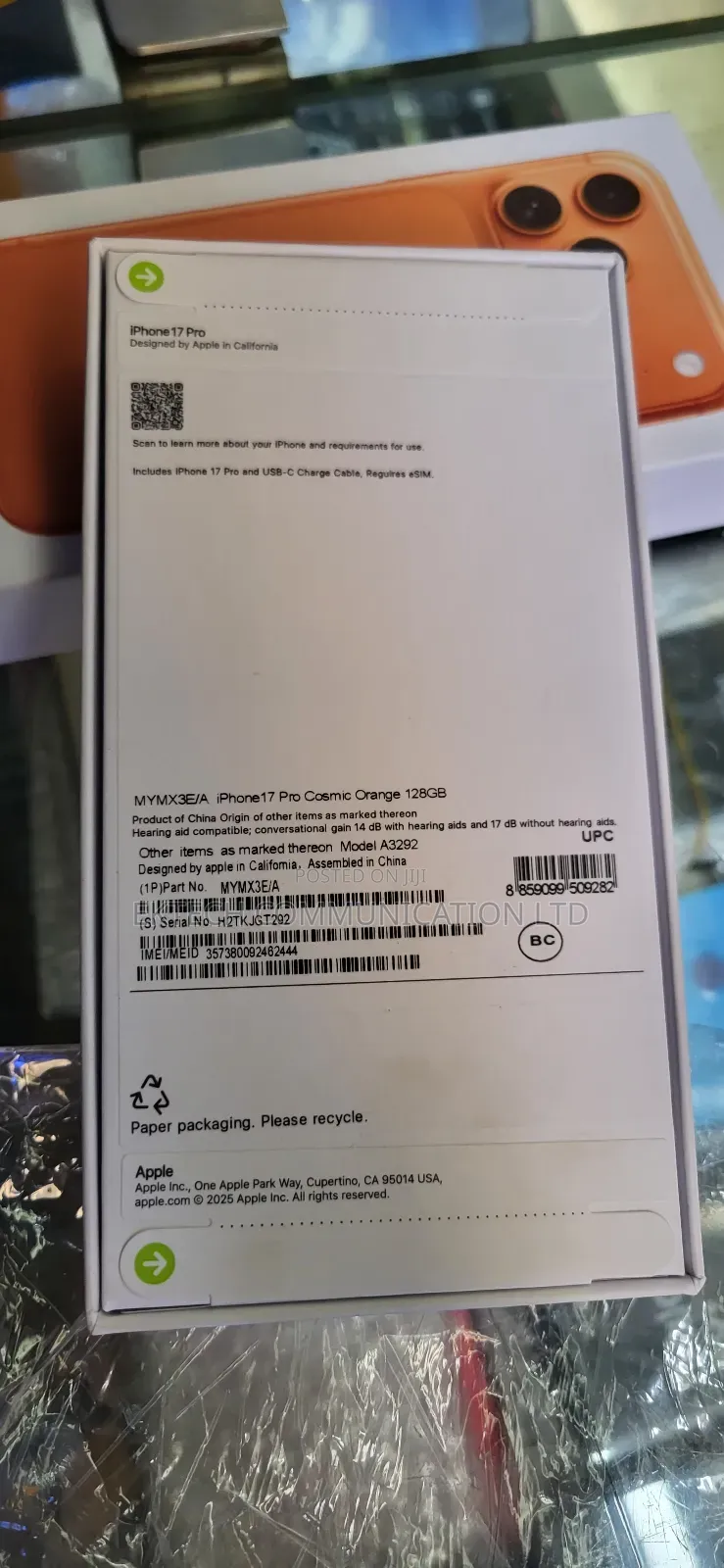 New Apple XR 128 GB Orange