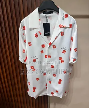 Original Amiri Dice Bowling Shirts Available in Store
