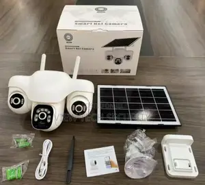Triple Lens CCTV Solar Camera