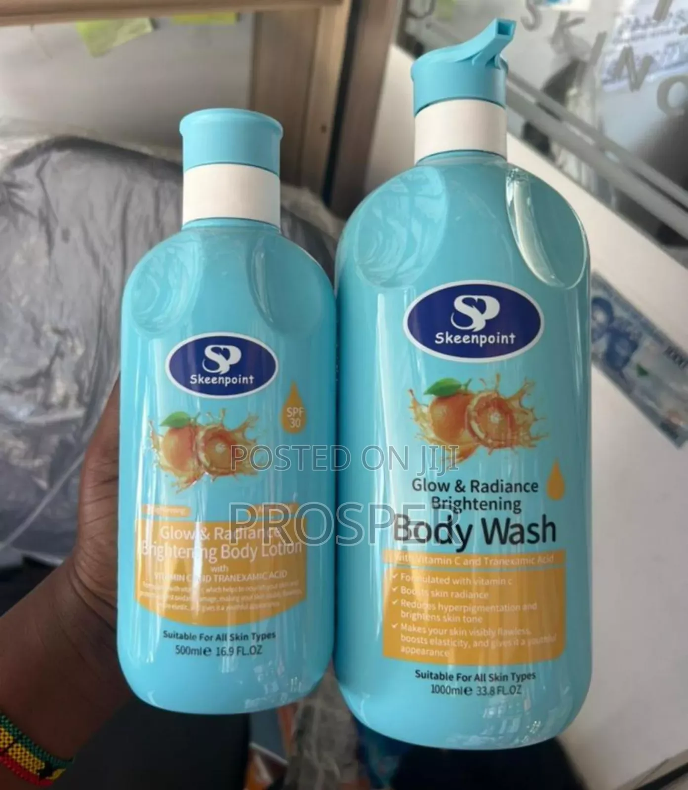 Skeenpoint Body Wash and Lotion S