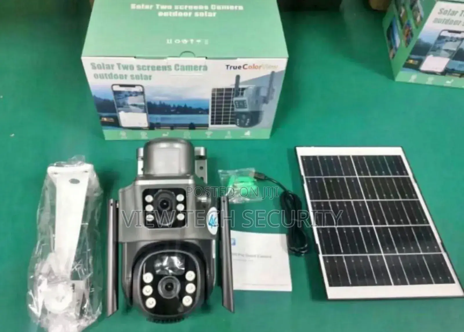Dual Lens Solar Powered Camera