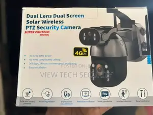 Dual Lens Smart Solar CCTV Camera PTZ