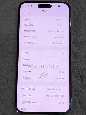 Apple iPhone 14 Pro Max 256 GB White