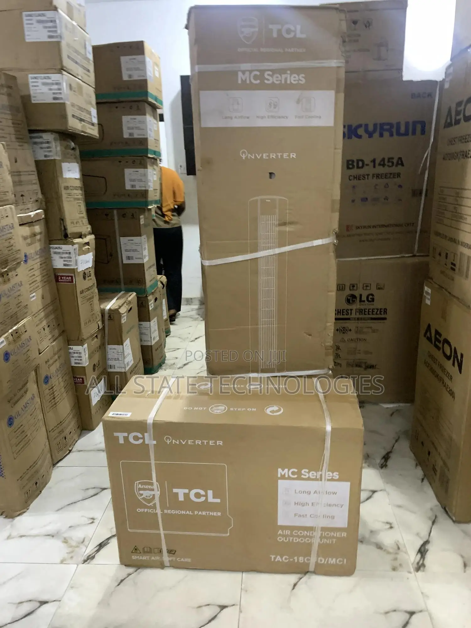 TCL 2 Tons Inverter Standing Ac – Turbo Cooling Function