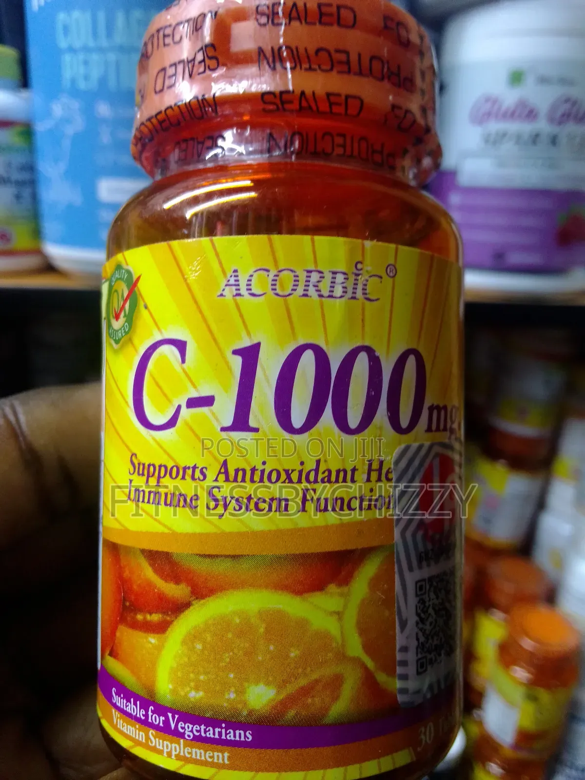 Acorbic Vitamin C 1000mg X 30 Tablets