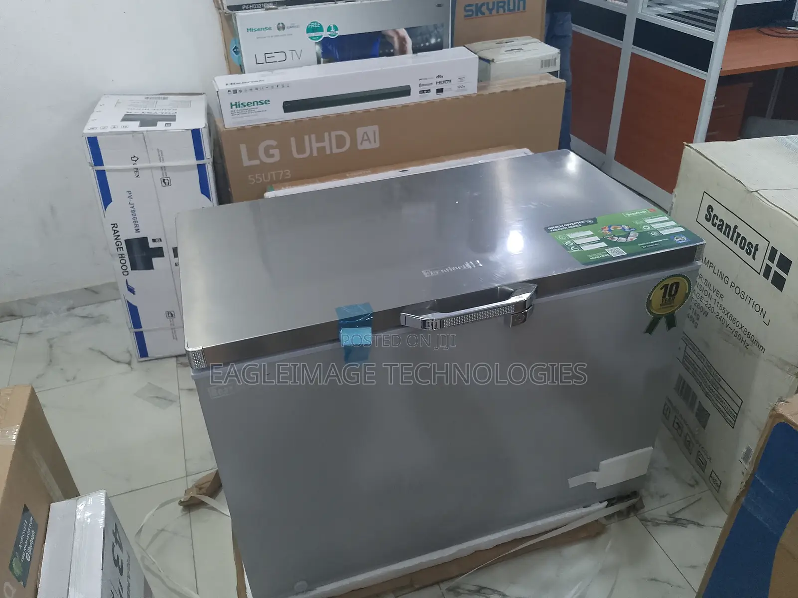 Scanfrost Sfl300inv Chest Freezer - Real-Time Temp Control