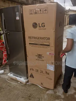 Lg 308l Double Door Refrigerator Gl-G322rlbb – Black Blossom Elegance