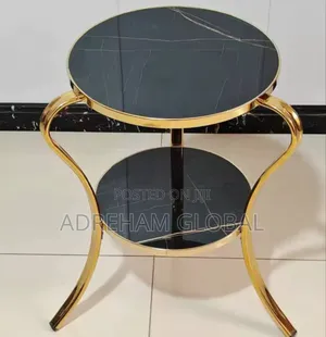Nordic Luxury Sofa Side Table Modern Living Room Glass Coffee Vintage