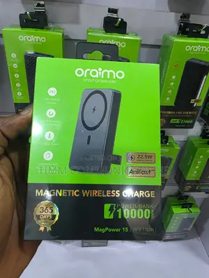 Oraimo Magpower 15 Magnetic Wireless Power Bank 10000mah