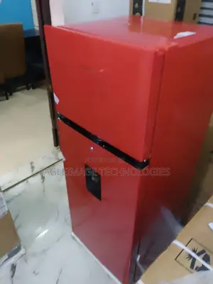 Hisense Ref 205drb 204l Double Door Top Mount Refrigerator - Red, Ener