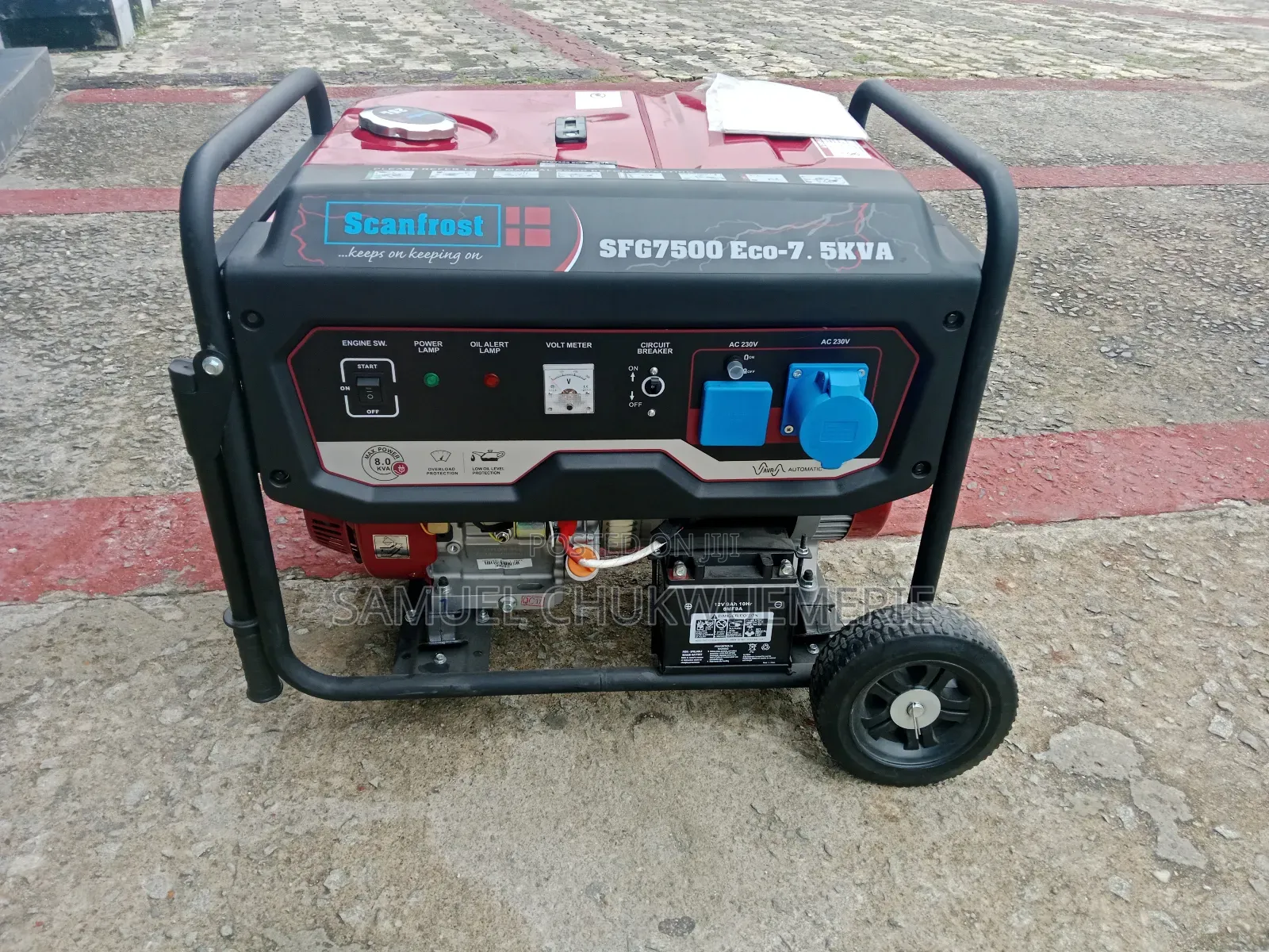 Scanfrost Generator 7.5kva Copper Coil