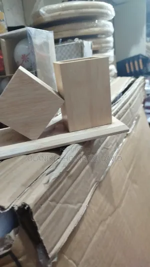 Wooden Digital Clock and Pen Holder