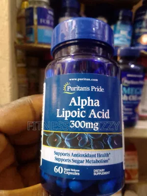 Puritan's Pride Alpha Lipoic Acid 300mg X 60 Capsules