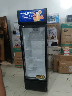Brand New Tekno Cool 350l Display Chiller - Black, Energy Efficient Fo