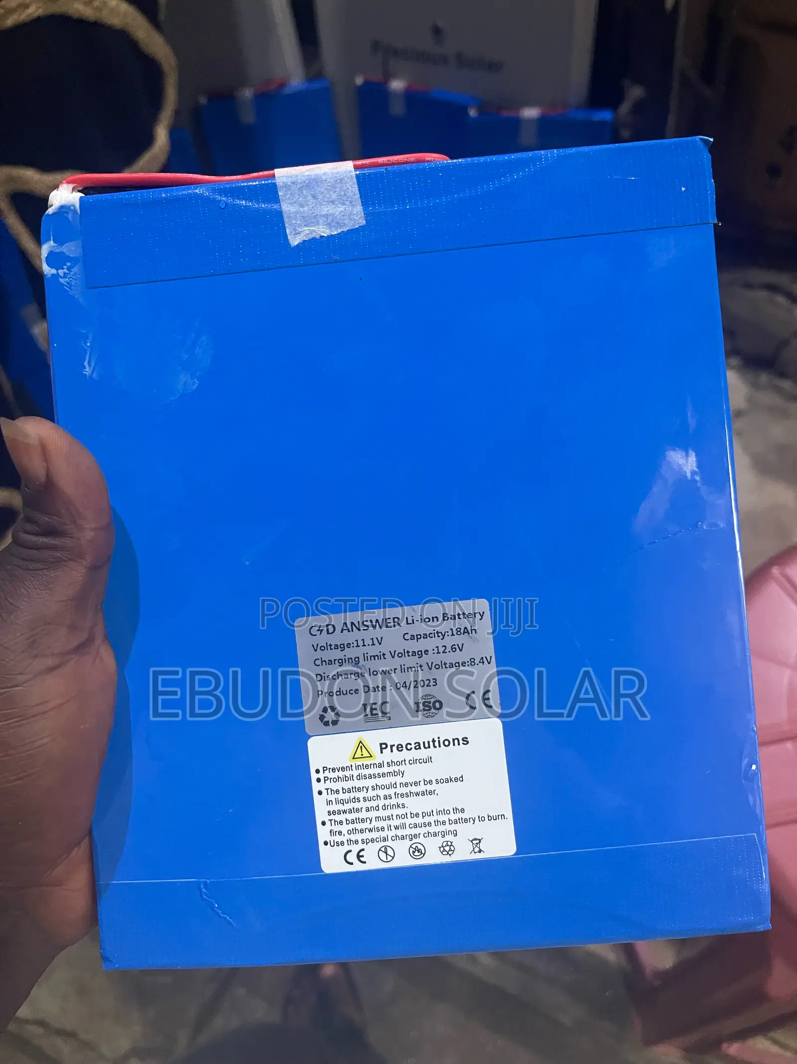 Solar Street Light Battery 12v 18ah
