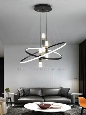 Luxury Infinity Ring Crystal Led Chandelier Modern Dining Living