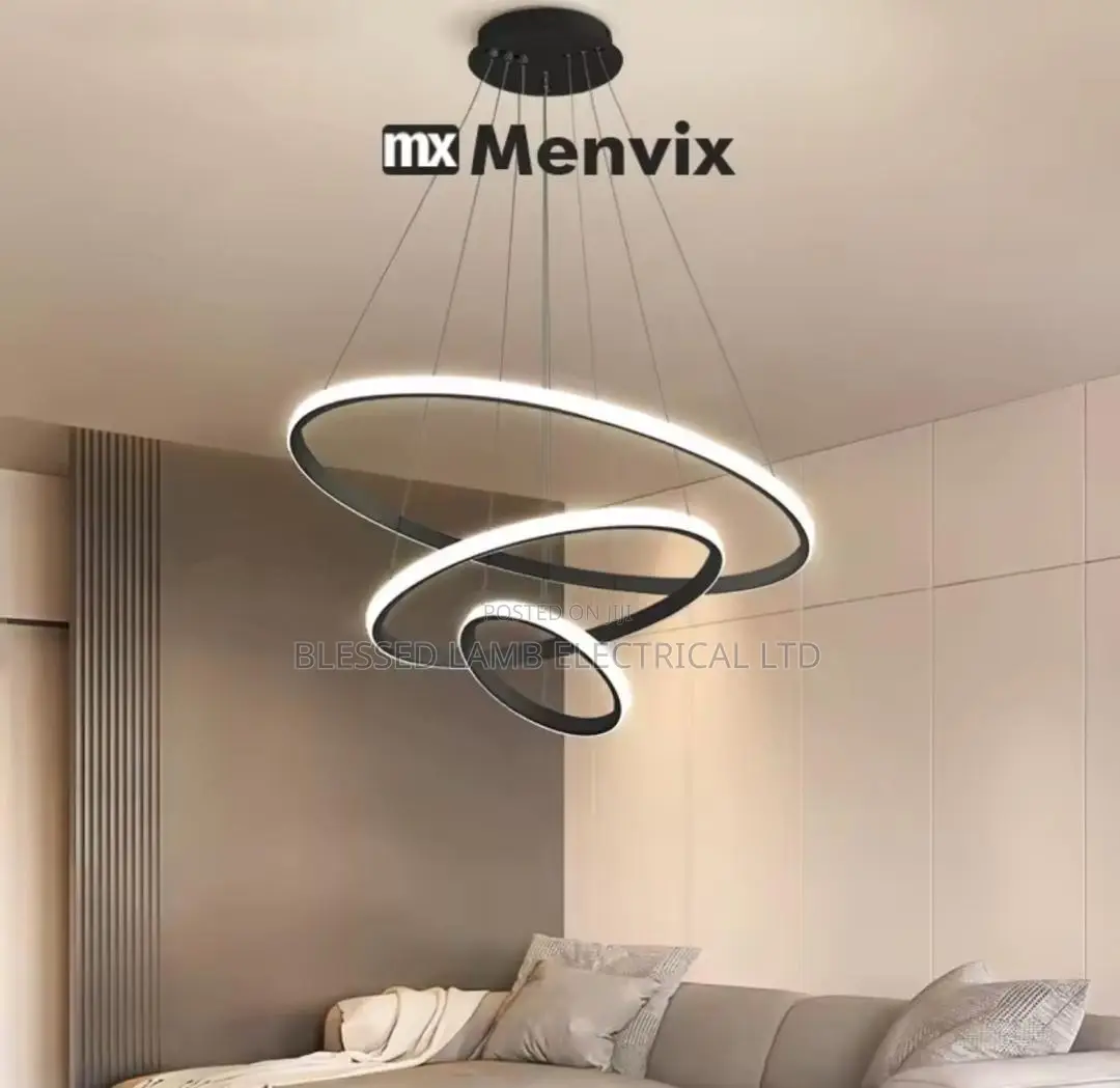 Luxury Infinity Ring Crystal Led Chandelier Modern Dining Living