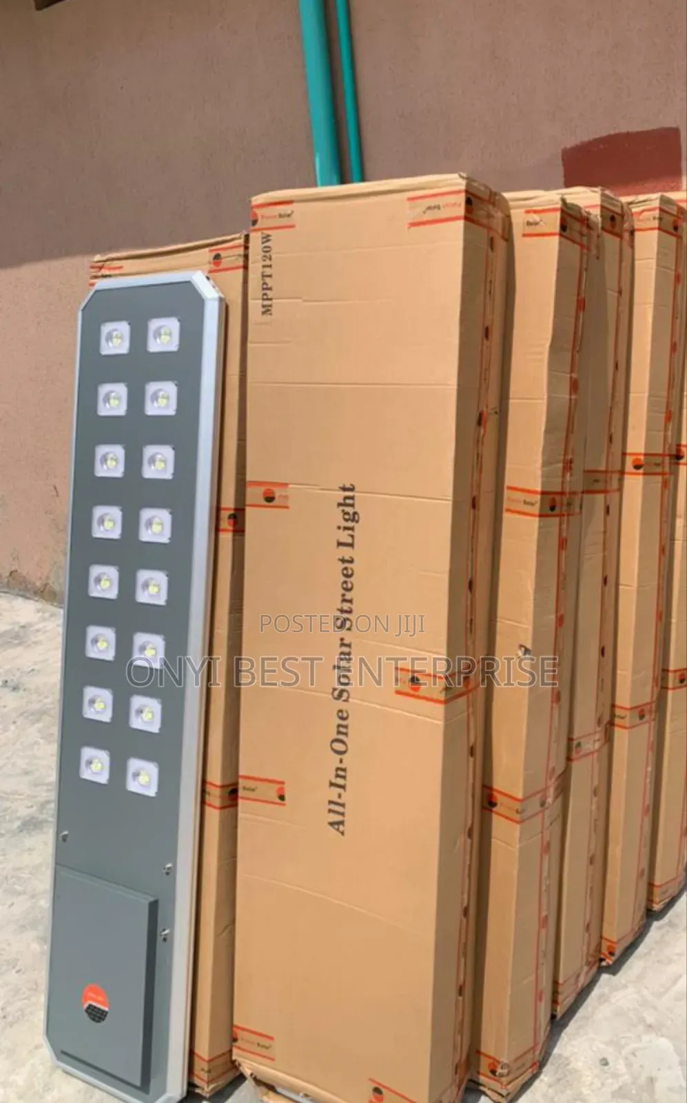 All in One Solar Streets Light 150watts Available Now