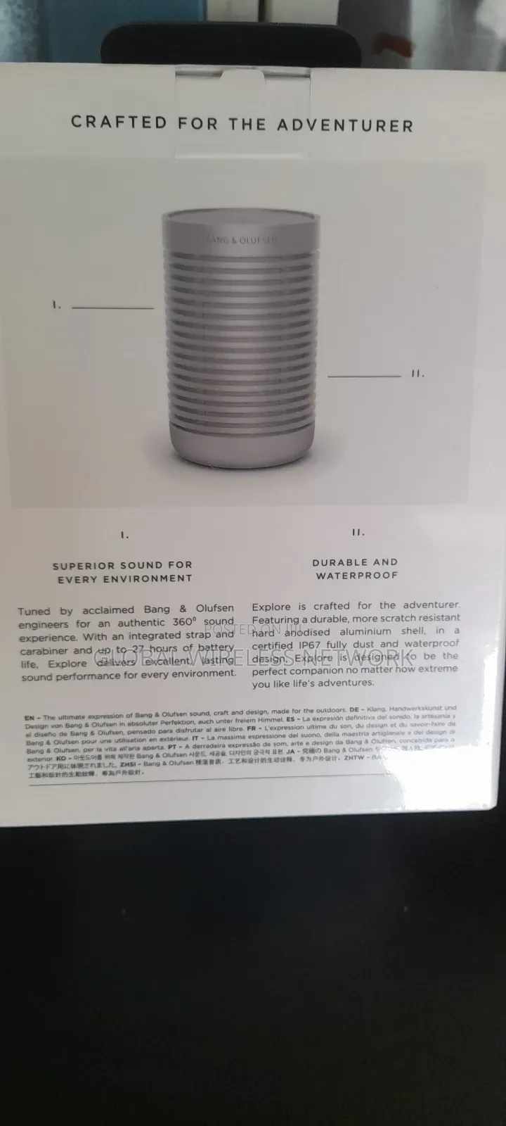 Bang Olufsen Beosound Explore - Wireless Bluetooth Speaker