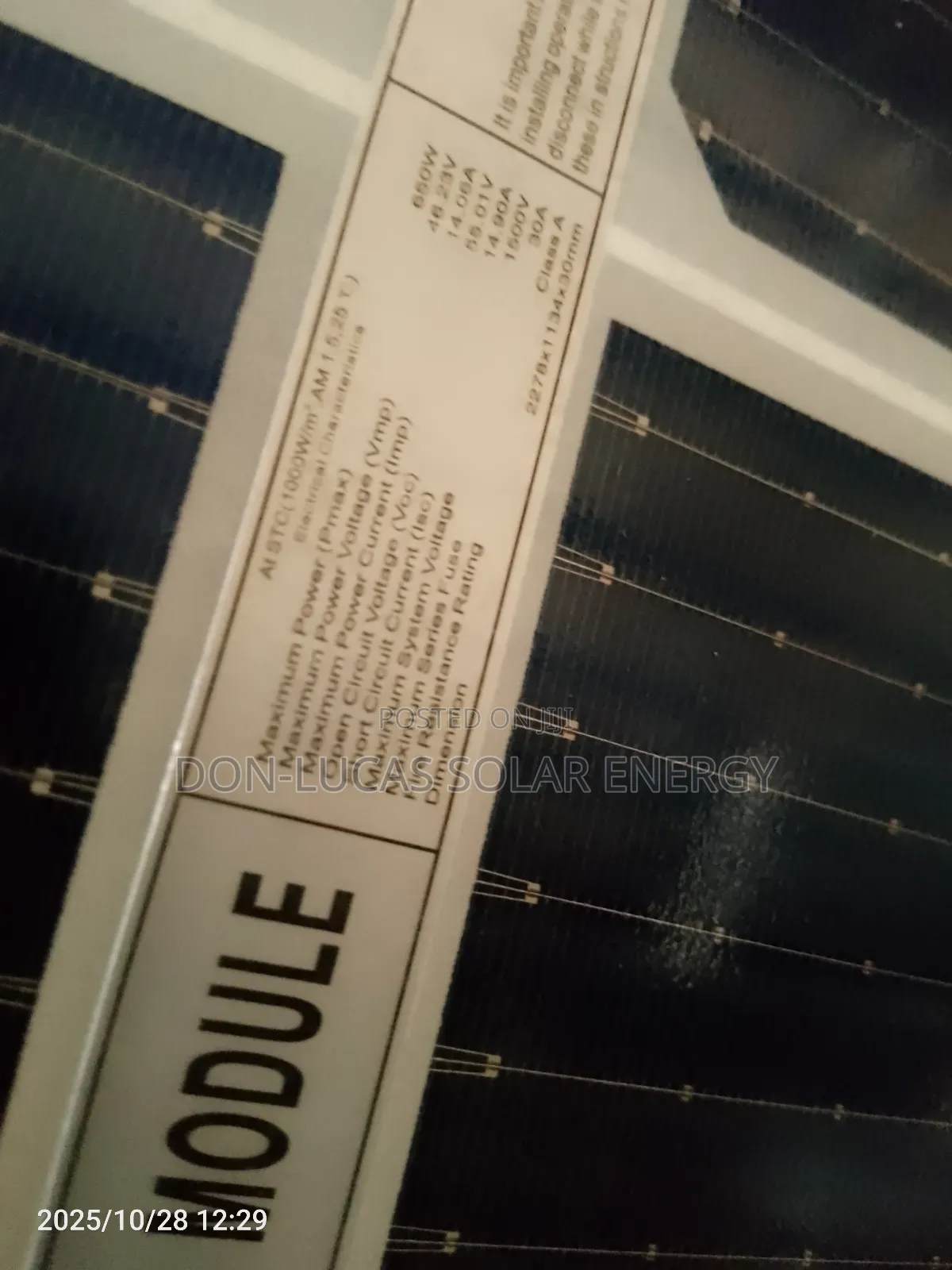 Solar Panels 650w