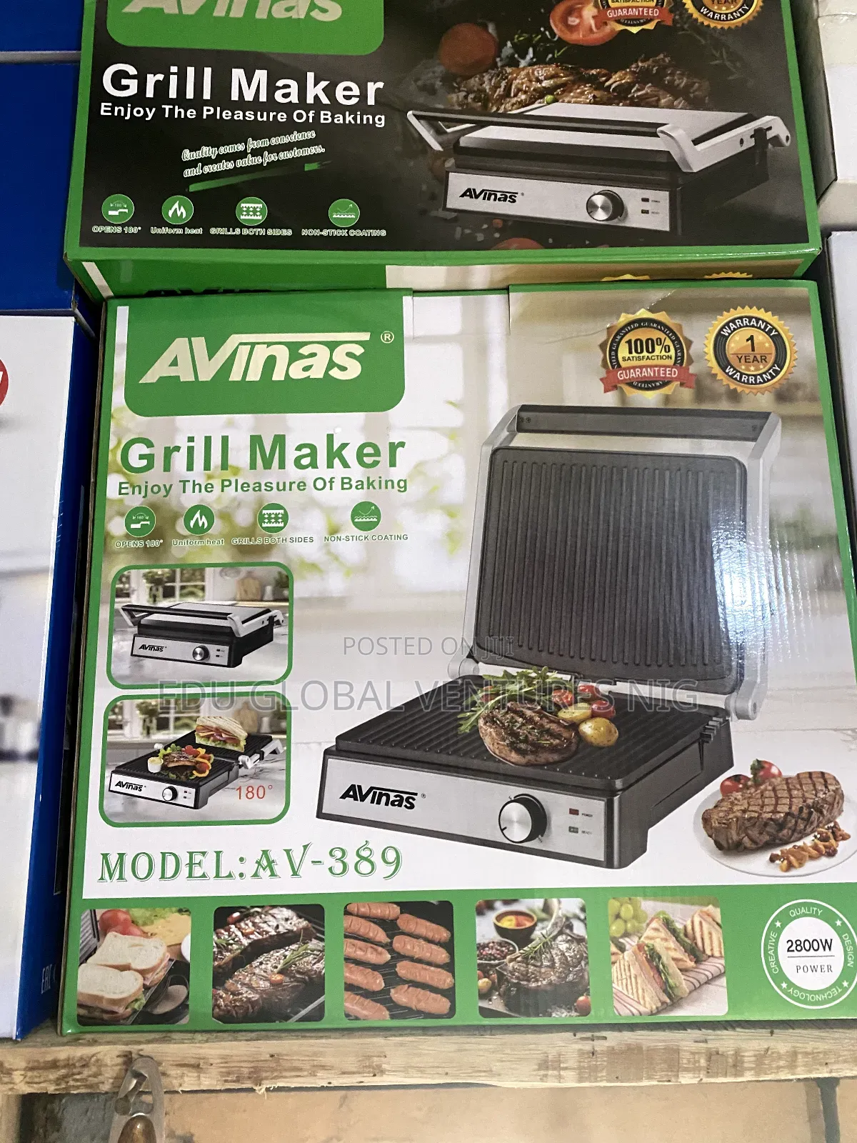 Avinas Grill Maker. Av-389.