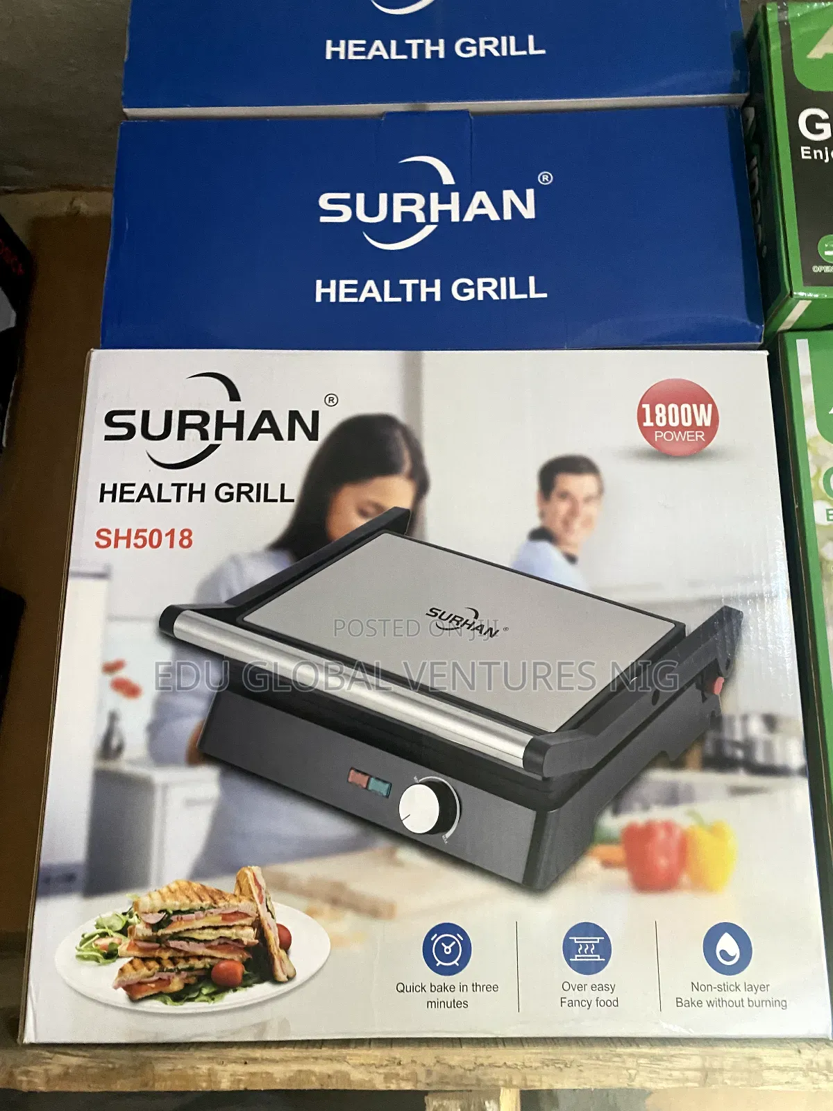 Surhan Health Grill Machine. 1800watts.