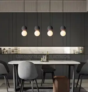 Single Head Cement Led Chandelier Dropping