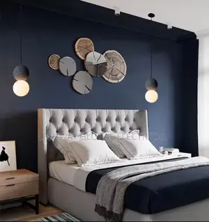 Single Head Cement Led Chandelier Dropping