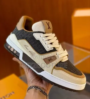 Original Louis Vuitton Trainer Sneakers Available in Store
