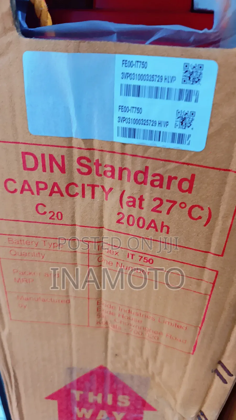 Index Inva Tubular Battery