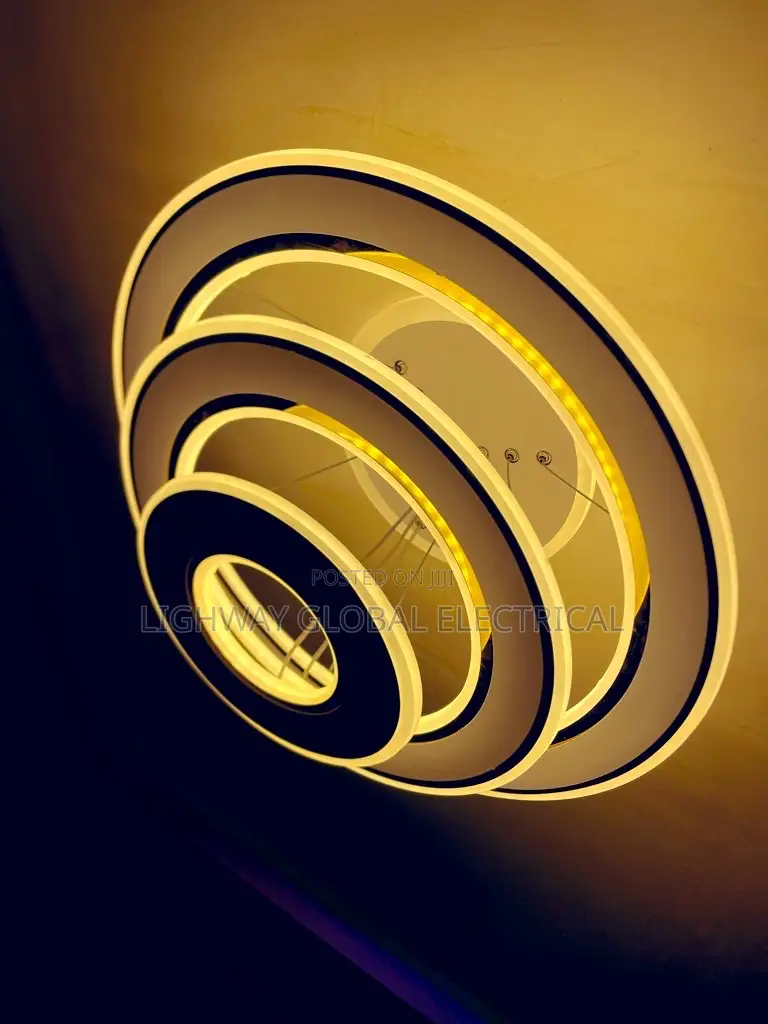 Simple Led Ring Chandelier