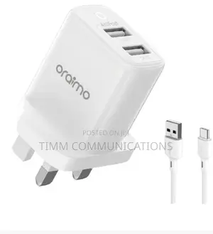 Oraimo Firefly 3 Compact 2a Fast Charger With Lightning Cable