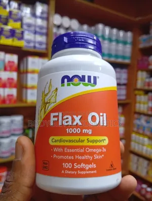 Now Sports Flax Oil 1000mg for Cardiovascular Support