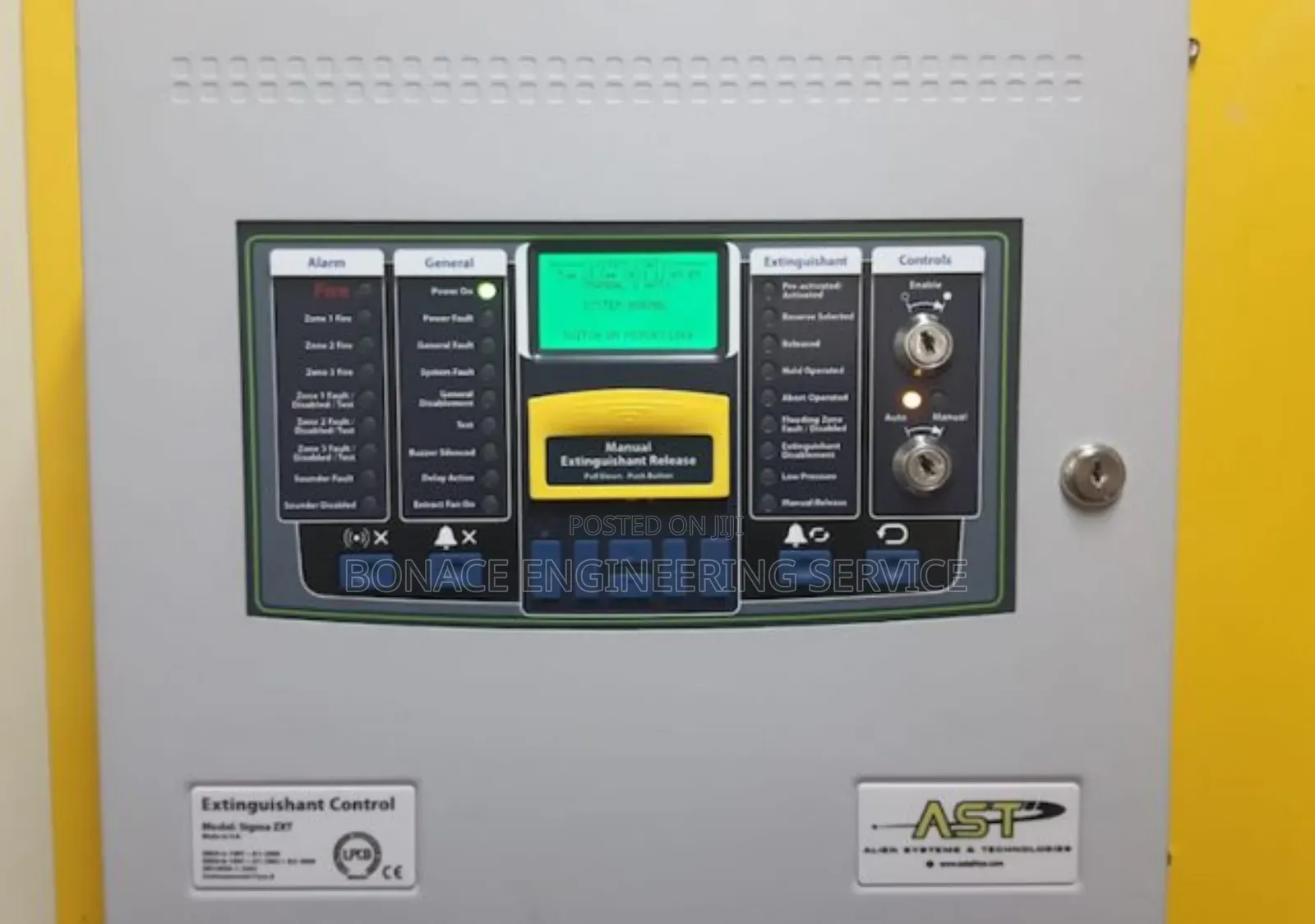 Kentec Extinguishing Panel