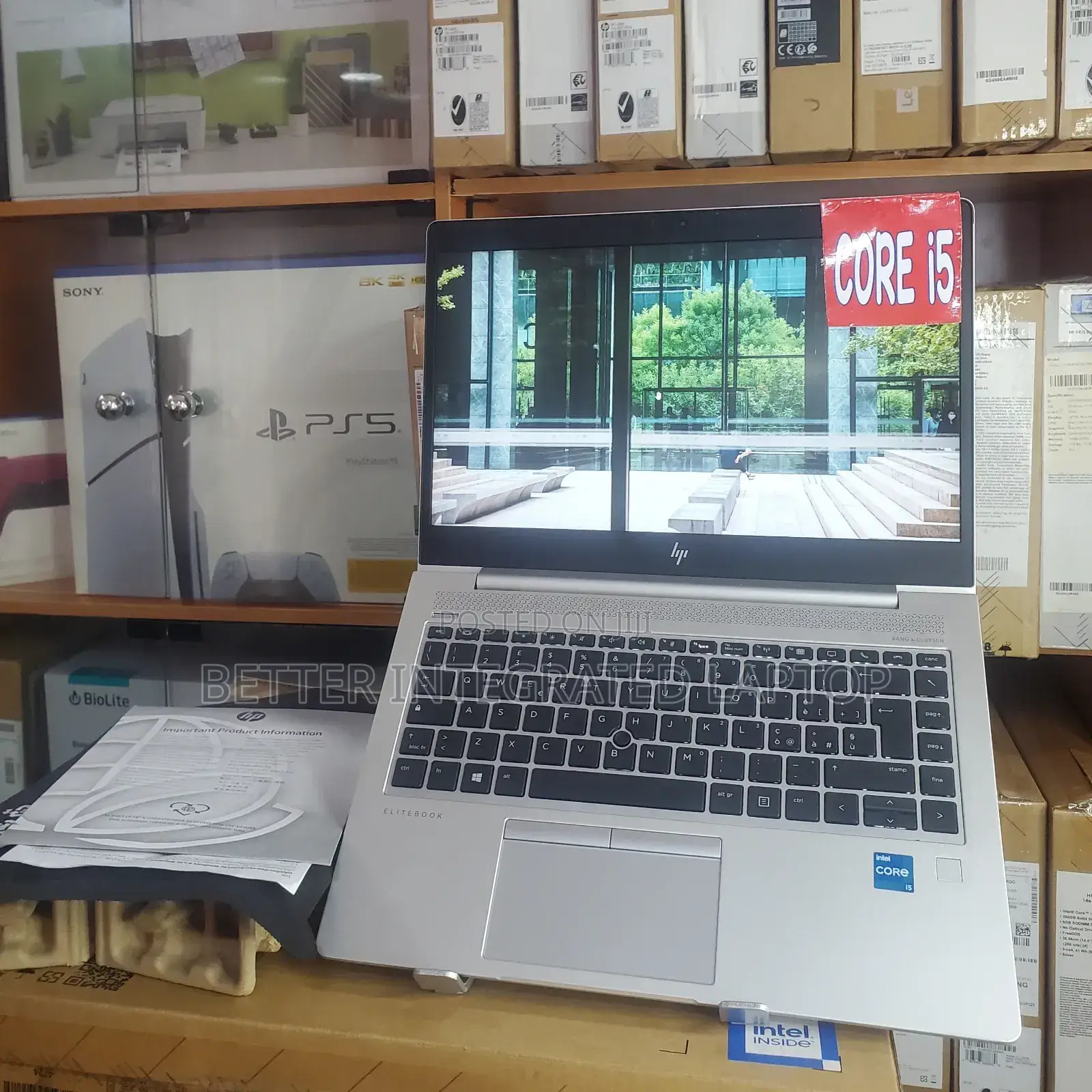 New Laptop HP ProBook 6560B 8GB Intel Core i5 SSD 256GB