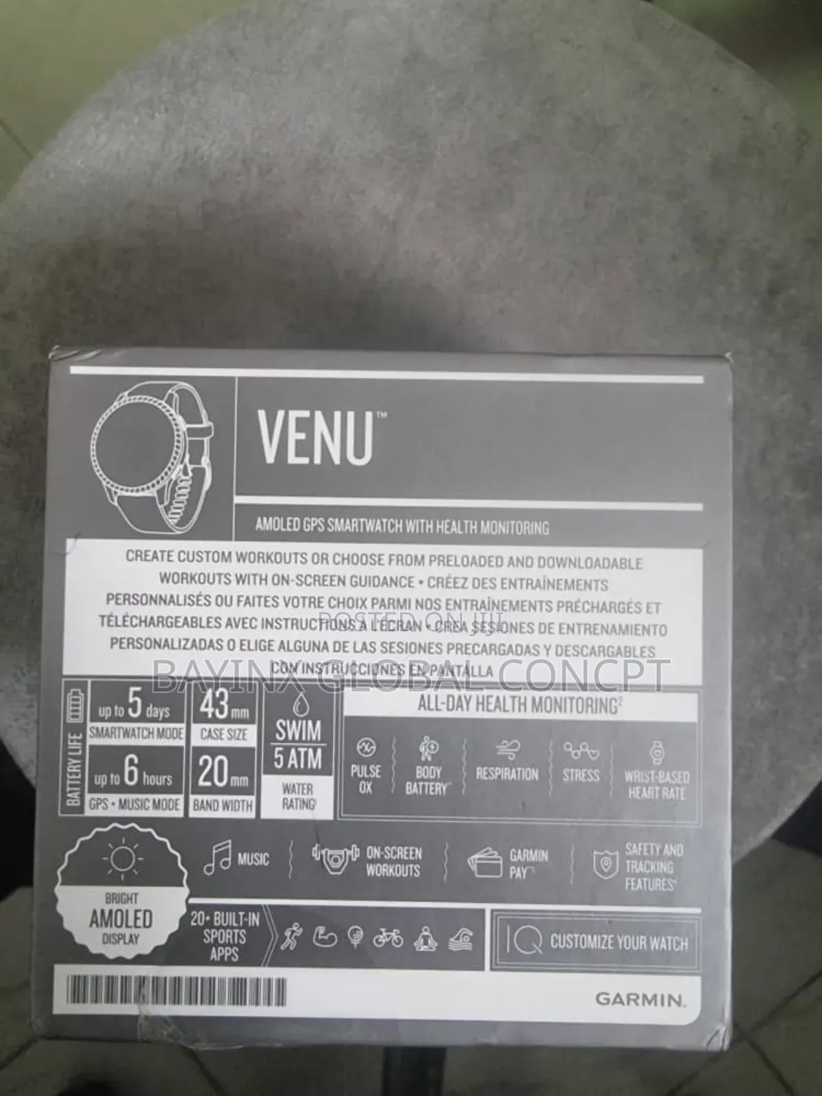 Garmin Venu GPS Smartwatch